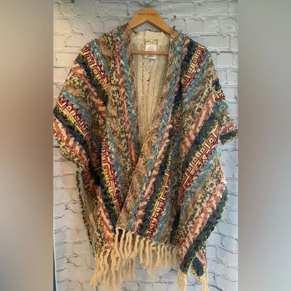 FP Now and Then upcycled kimono. OSFM